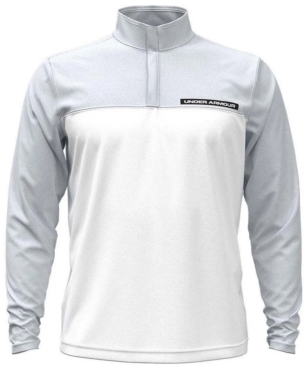 Under Armour Golf Tee To Fleece Met Halve Rits Man Grijs