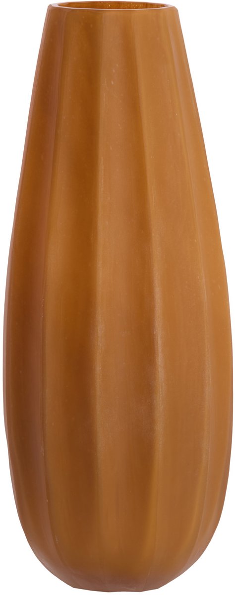 vaas BRADLEY in glas karamel – Ø17,5x44,5 cm
