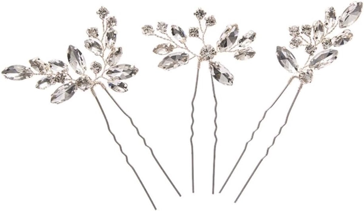 Zilveren Haarspelden voor Bruiden - Elegante Haaraccessoires voor Bruiloften