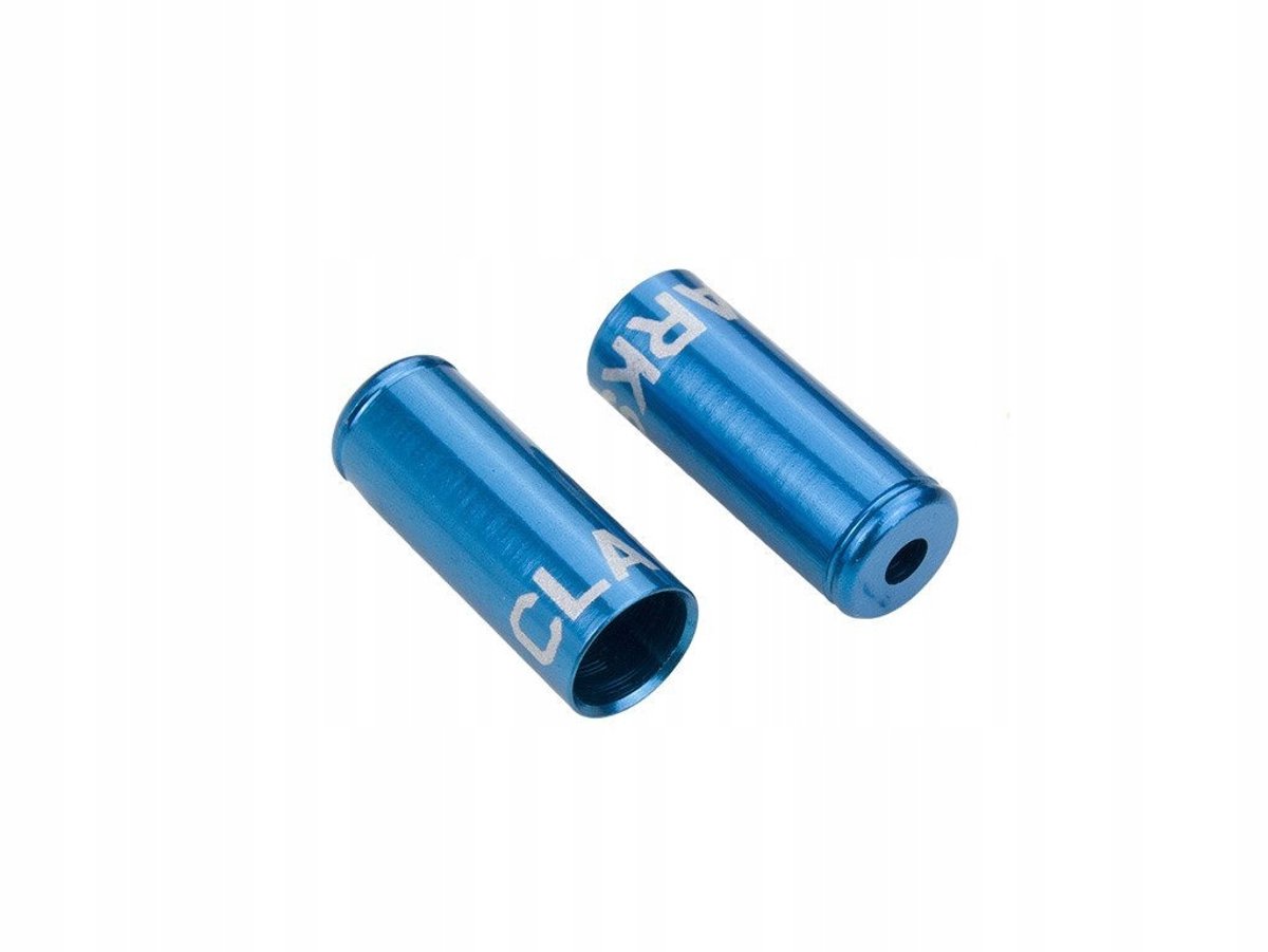 Clarks Remkabel Eindkap 5mm CNC Aluminium Blauw