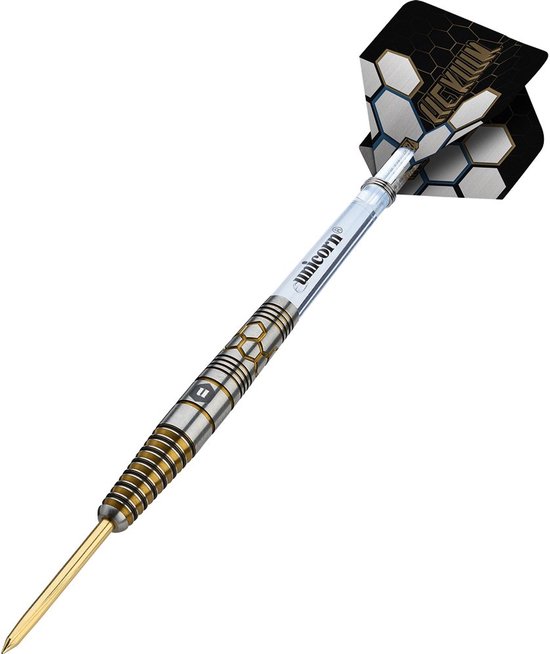 Unicorn Hexium 3 Gold Black 90% - Dartpijlen van Merkloos — afbeelding 5