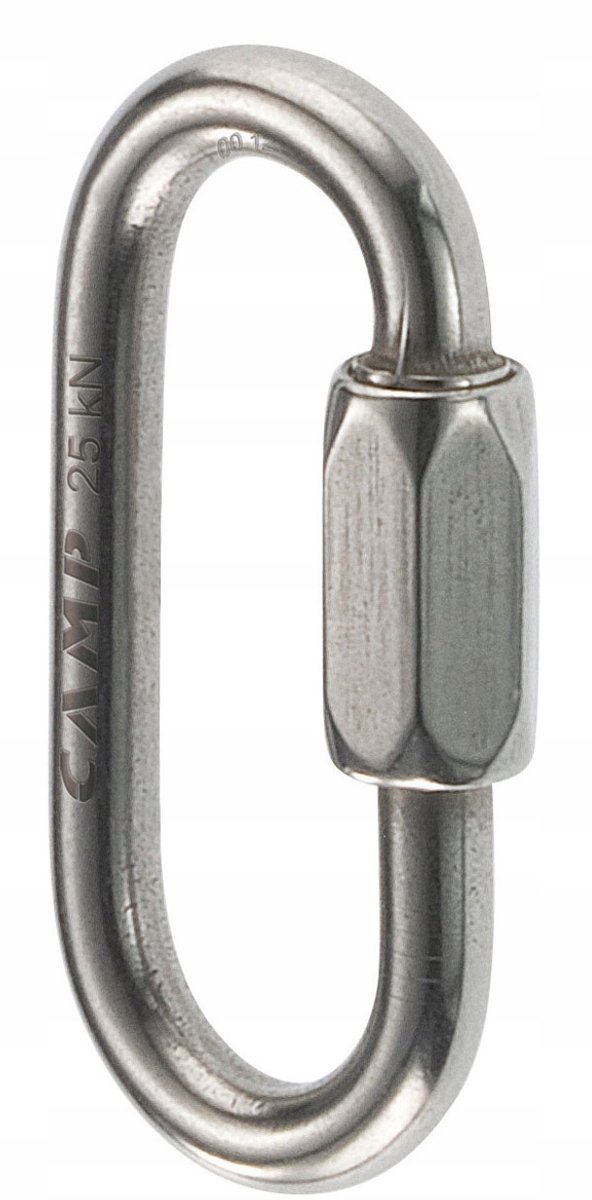 Camp Oval Quick Link Karabiner 5mm Roestvrij Staal