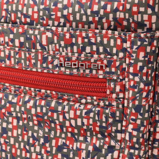 Hedgren ORVA – Sac bandoulière avec protection RFID – Déperlant – Léger – Print