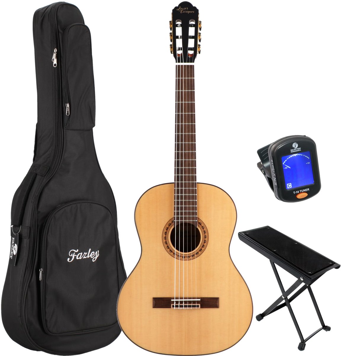 Javier Enriques CAG-75NT Natural klassieke gitaar starterset