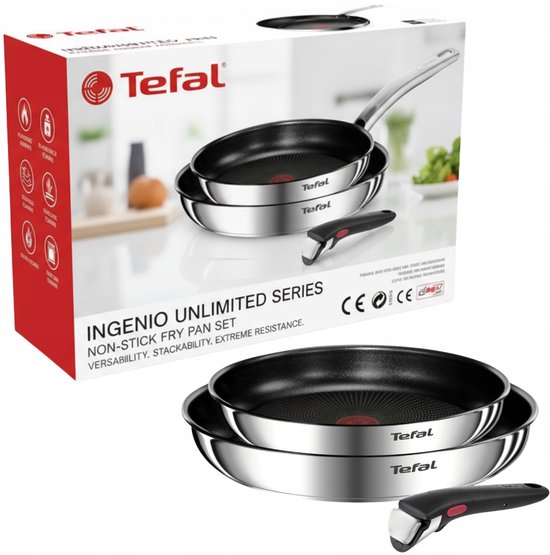 Tefal Ingenio Emotion Koekenpan, zwart