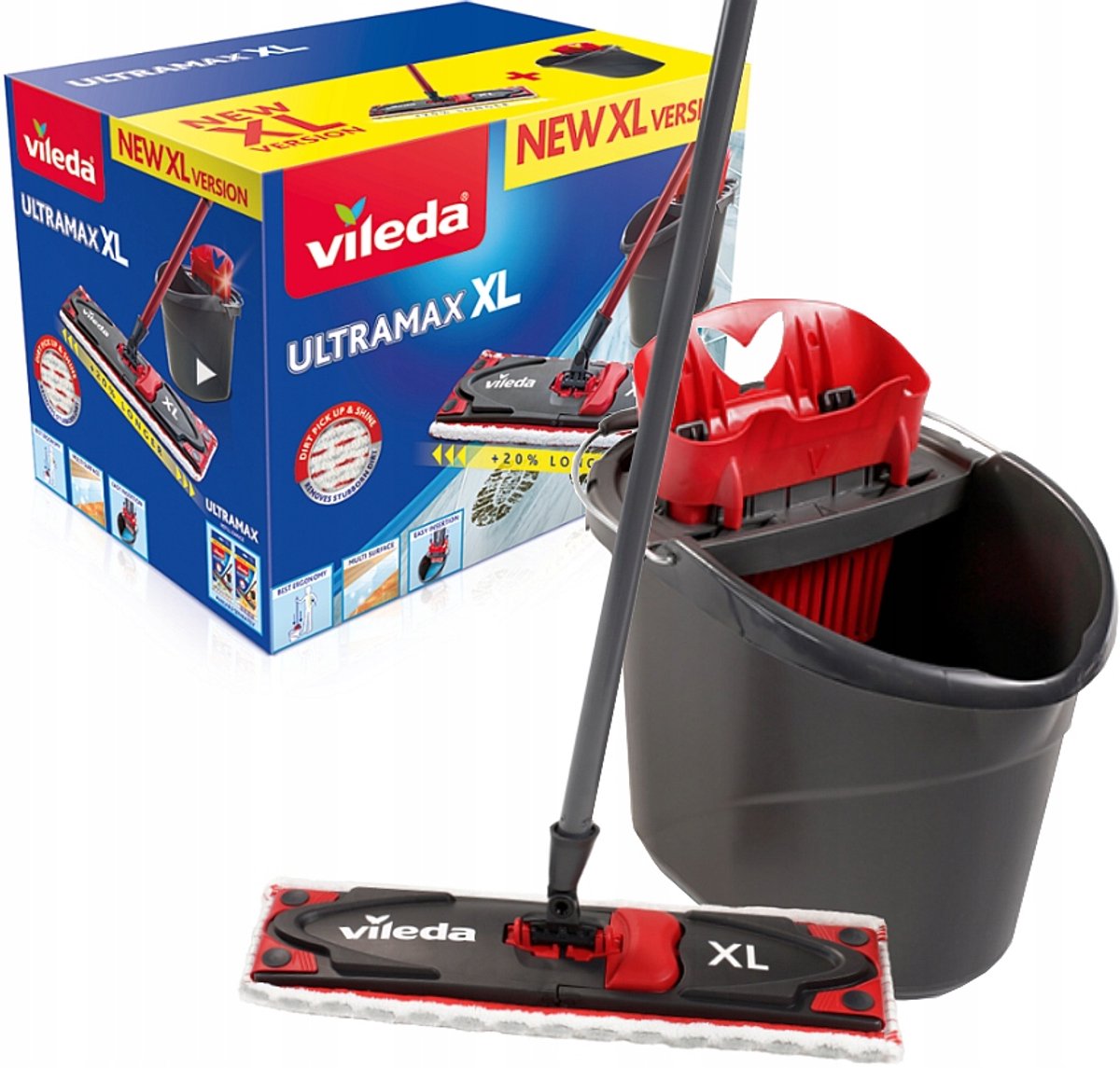 Vileda Ultramax BOX XL Mopset met Emmer in Pers
