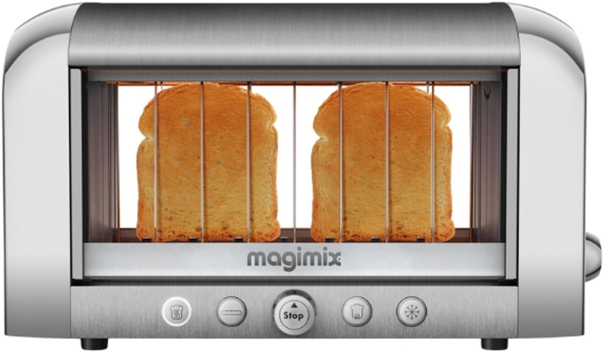 Magimix Le Vision toaster Mat Chroom