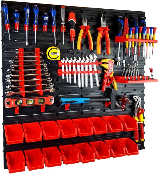 Organiseer je eigen Gereedschapswand 95x54cm 54-delig