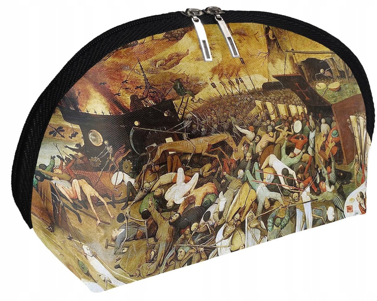 Pieter Bruegel 'Dood's Triumph' Kosmetiek Tas - Uniek Ontwerp