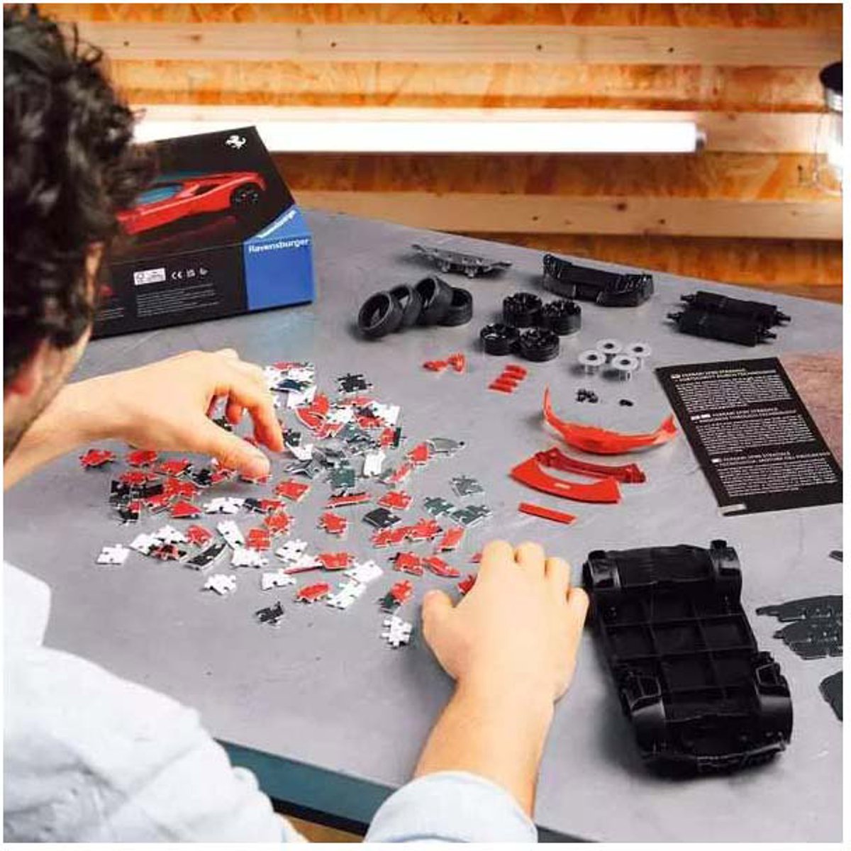 Ravensburger - Ferrari SF 90 Stradale - 3D Puzzel voor Kinderen en Volwassenen — afbeelding 8