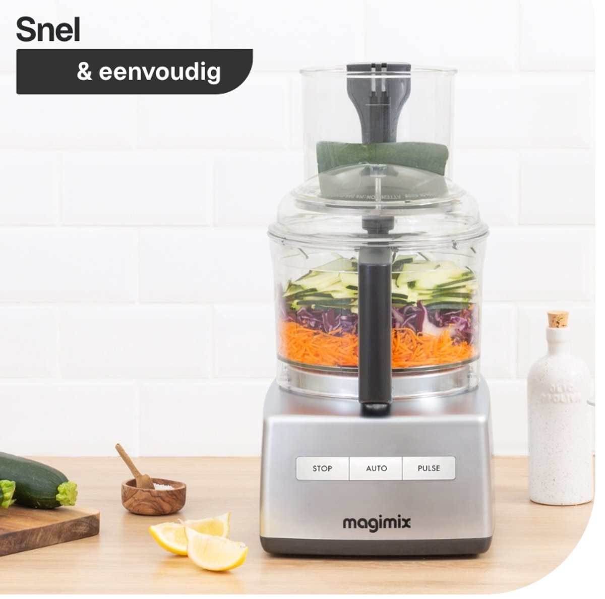 Magimix CS 3200 XL - Foodprocessor - Keukenmachine - Wit thumbnail 6