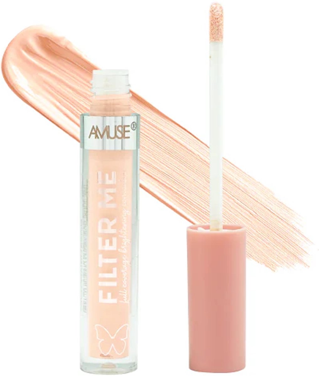 Amuse - Filter Me - 01 Fair - Full Coverage Brightening Concealer - 4 ml