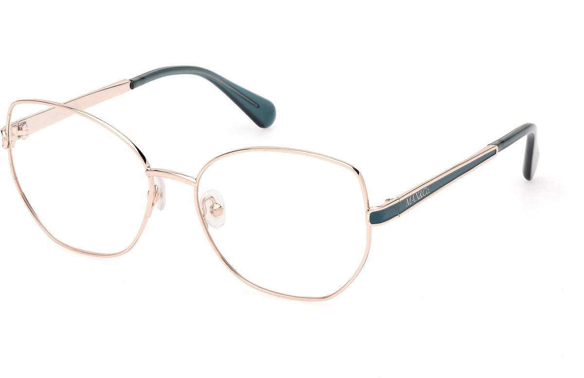 Max &co MO5140 Shiny rose gold 56/16/140 WOMAN Brilmonturen