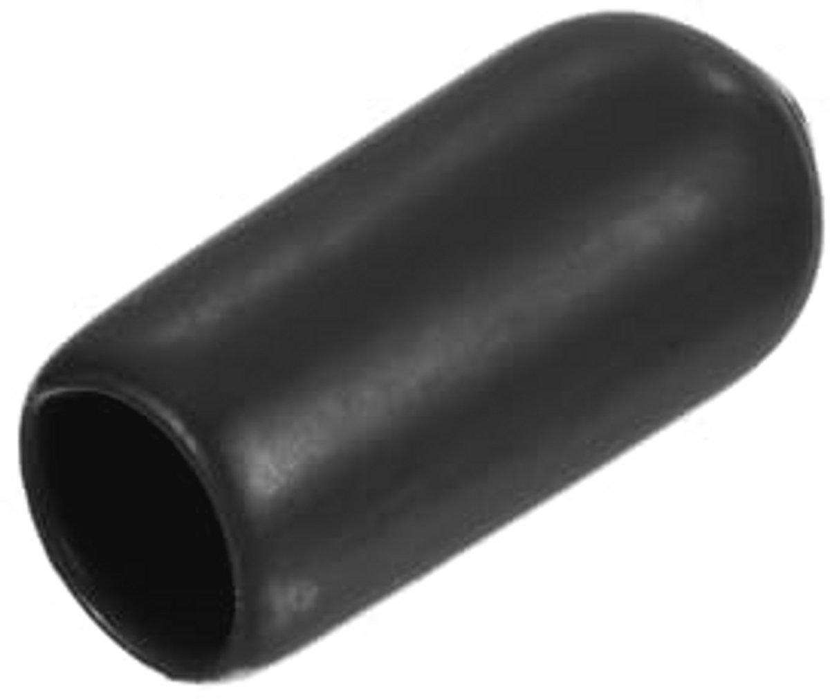 Rubberen eindkappen 1/4 inch, afsluitdoppen voor buizen, ronde beschermkappen, 15 stuks