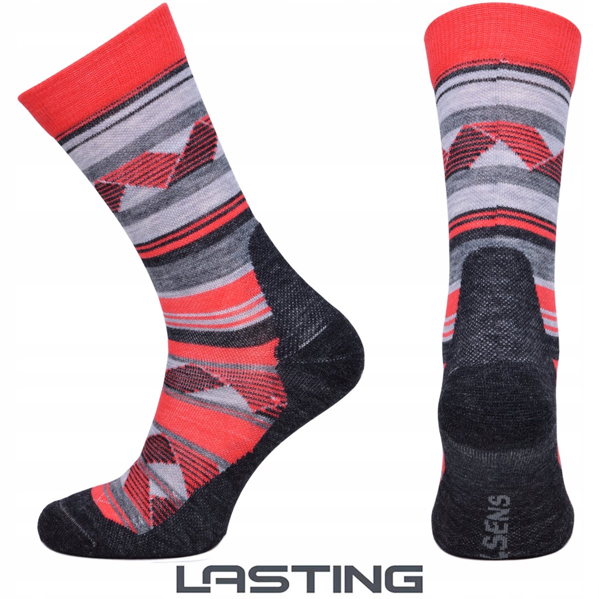 Lasting WLI Merino Wol Wandel Sokken Rood