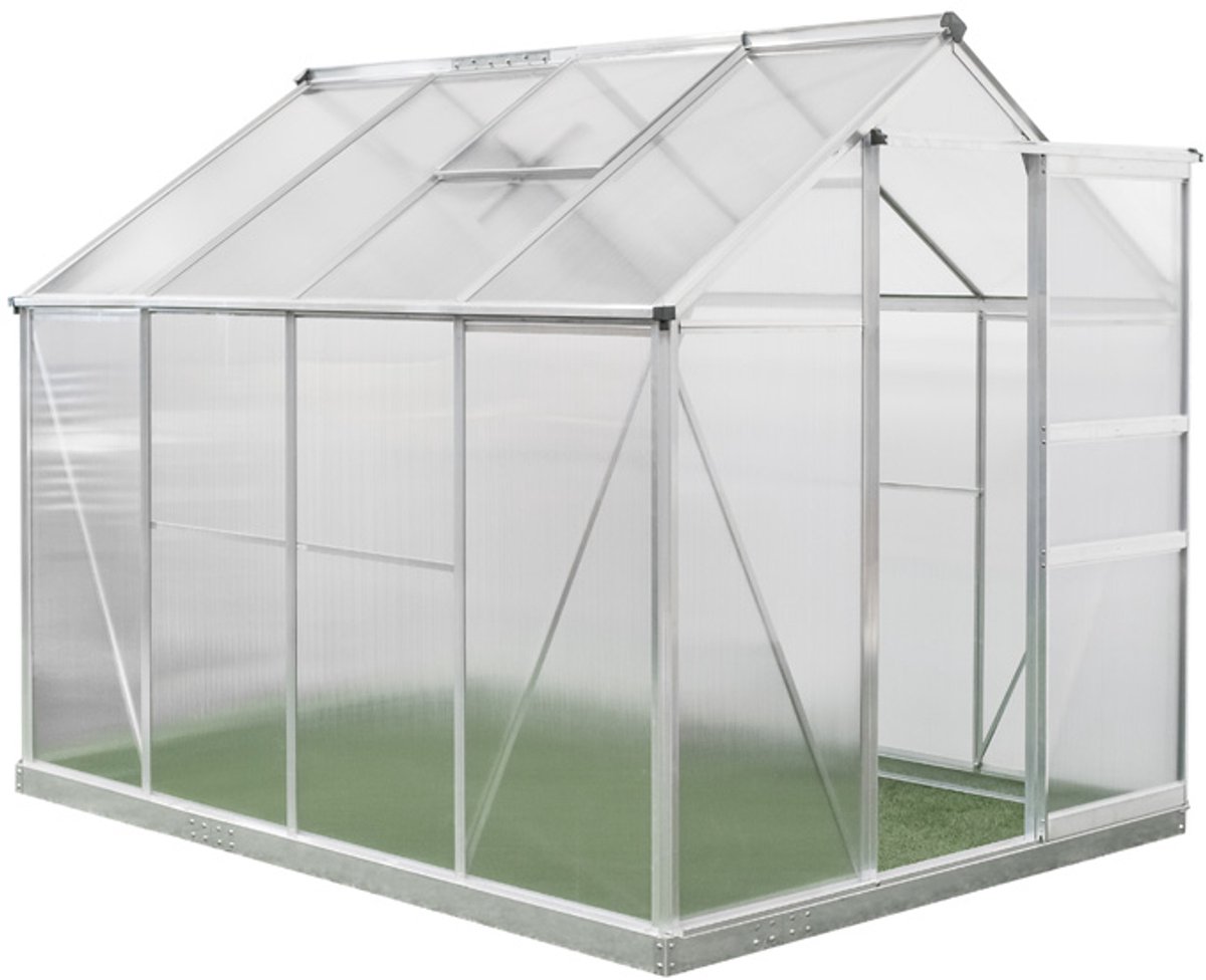 Westmann Tuinkas Flora 68 - 252 x 192 x 201 cm - Zilver