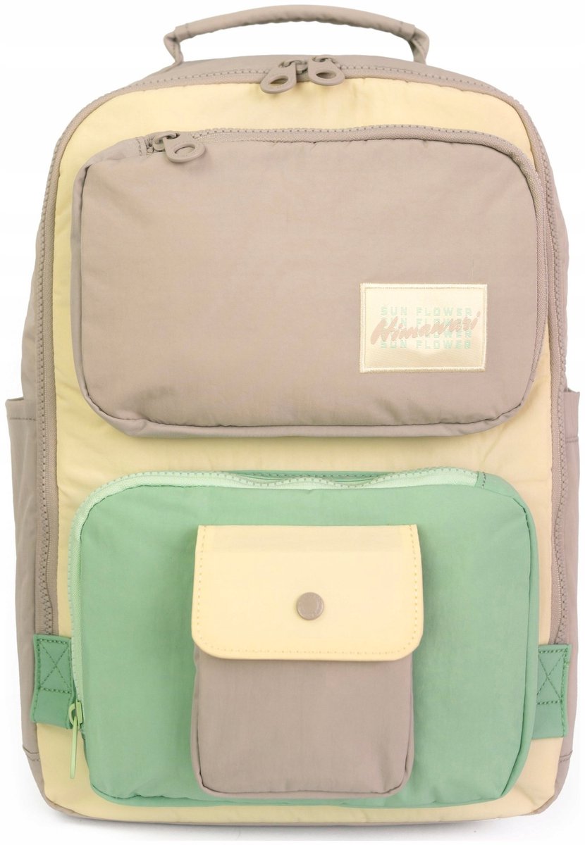 Himawari Retro S Rugzak - Beige | Dames | 14"-laptop