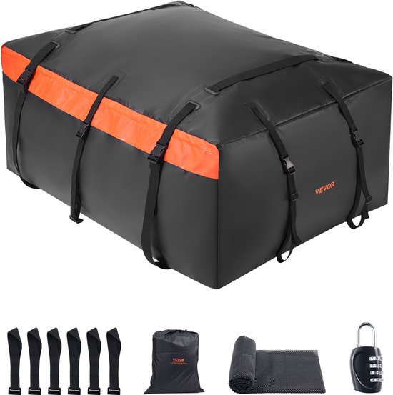 VEVOR Auto Dakdrager Tas Daktas 20 Kubieke Voet 840d PVC Dakkoffer