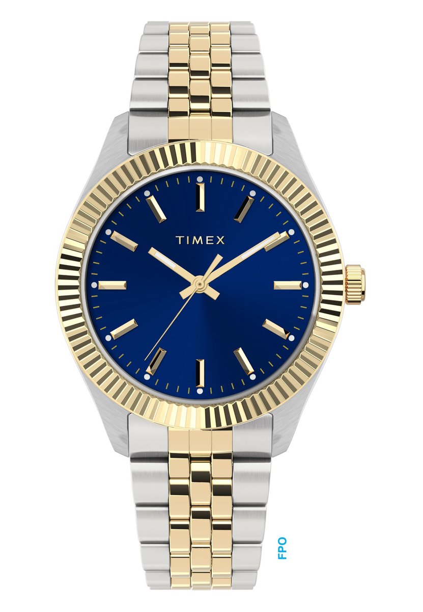 Timex Legacy Quartz Analoog Horloge Tweekleurig Kast: 100% Roestvrij Staal | Armband 100% Roestvrij Staal 36 mm TW2Y20200AJ