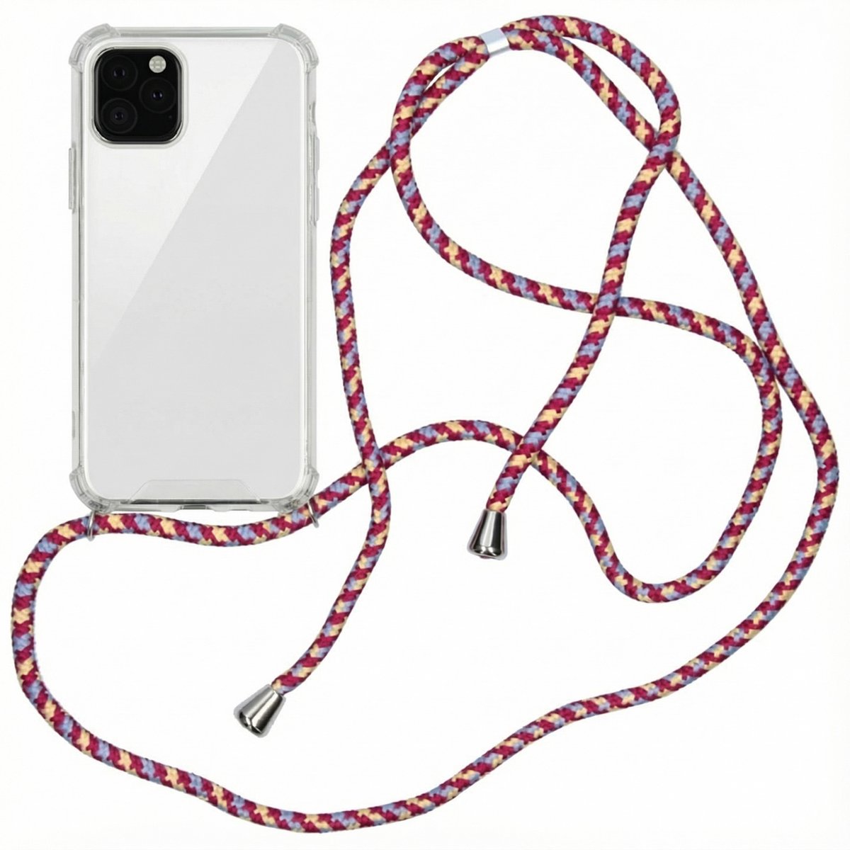 imoshion Hoesje - Geschikt voor Apple iPhone 11 Pro - Backcover met koord - Paars