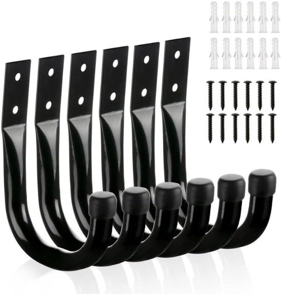 Stalen Garage Opslag Utility Dubbele Haken, Lange U-Hooks, Heavy Duty, ontworpen voor... | bol Stalen Garage Opslag Utility Dubbele Haken, Lange U-Hooks, Heavy Duty, ontworpen voor... | bol