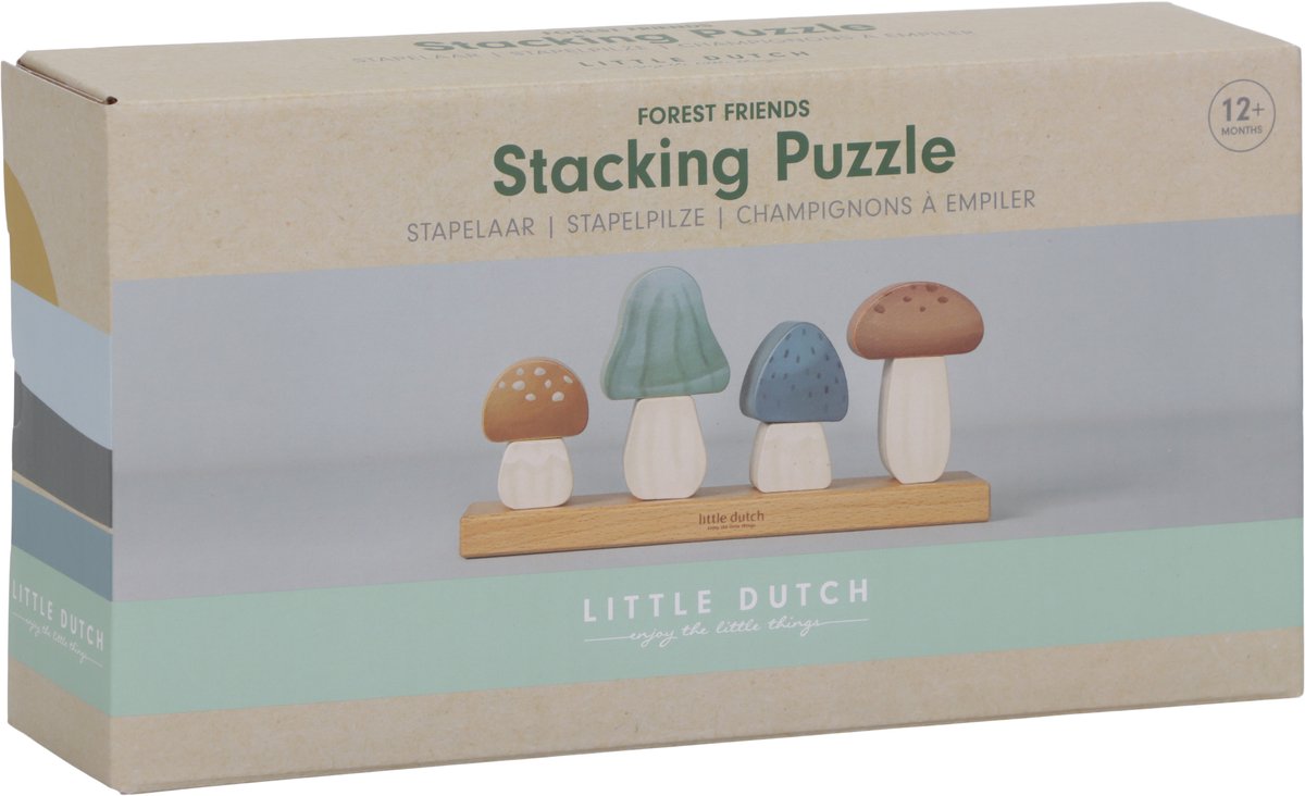 Little Dutch Stapelaar Paddenstoelen - Forest Friends FSC — afbeelding 8