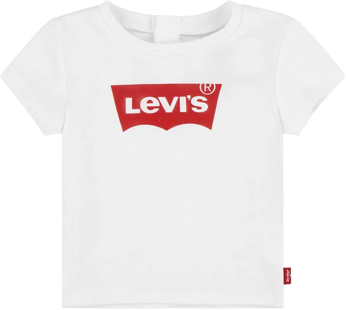 Levi´s ® Kids Batwing T-shirt Met Korte Mouwen 5 Years Jongens Meisjes Rood