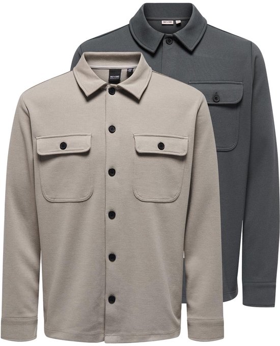 Only & Sons Chemise Homme veste / surchemise 2 pack Newkodyl