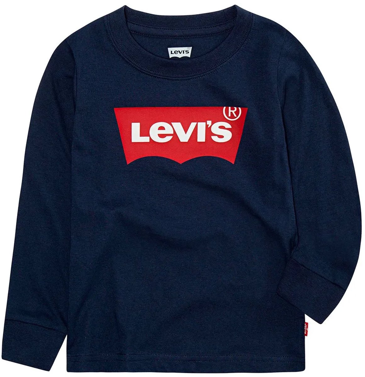 Levi´s ® Kids Batwing T-shirt Met Lange Mouwen 8 Years Jongens Meisjes Jurkje Blues