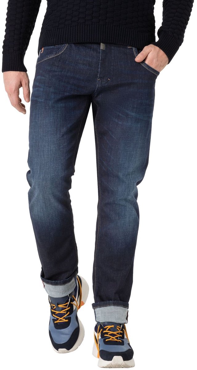 TIMEZONE Heren Jeans Broeken regular/straight Fit Blauw 31W / 34L Volwassenen