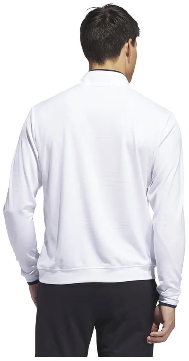Adidas Core Lightweight Sweatshirt Met Halve Rits Wit M Man — afbeelding 3