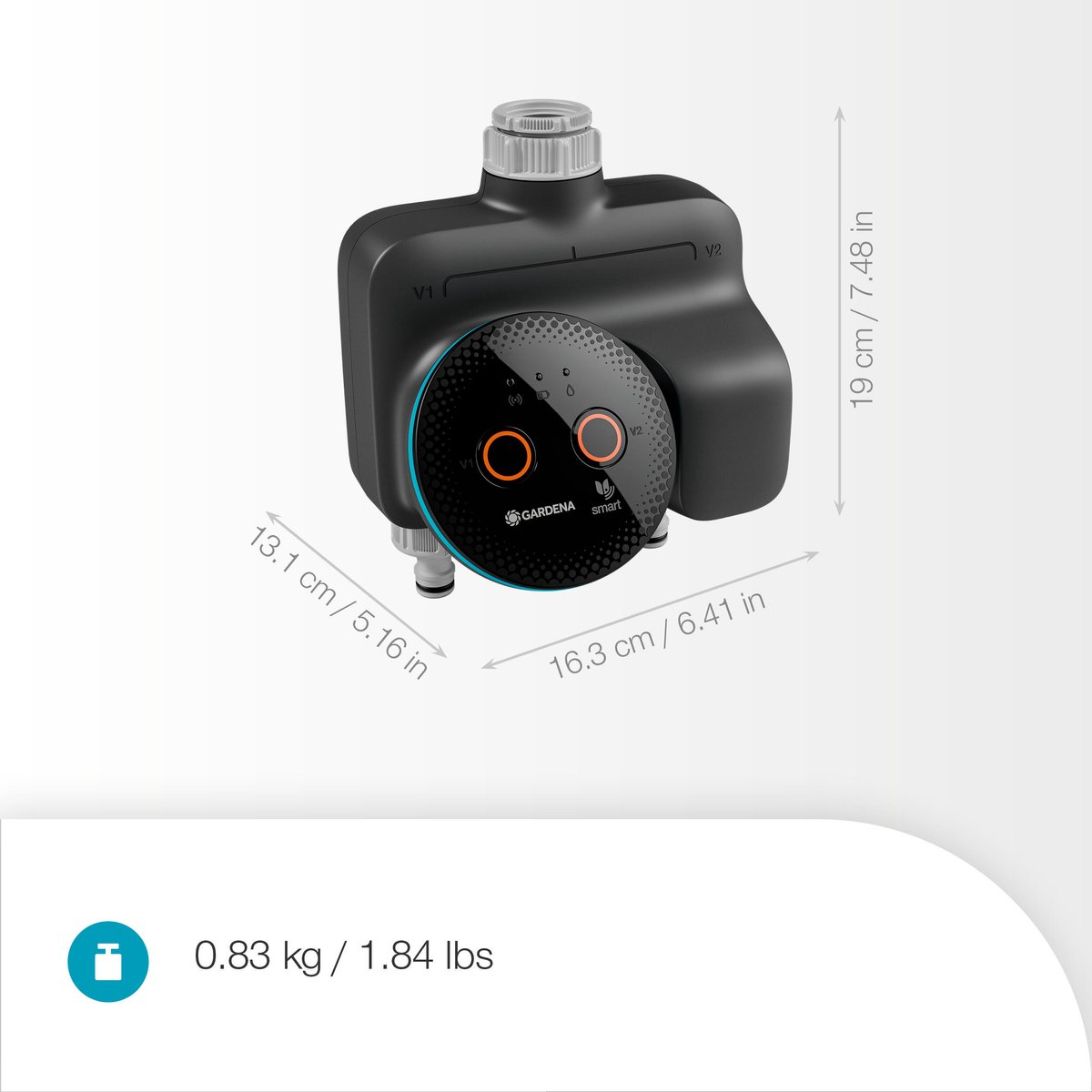 Gardena Smart Dual Water Control, besproeiingscomputer