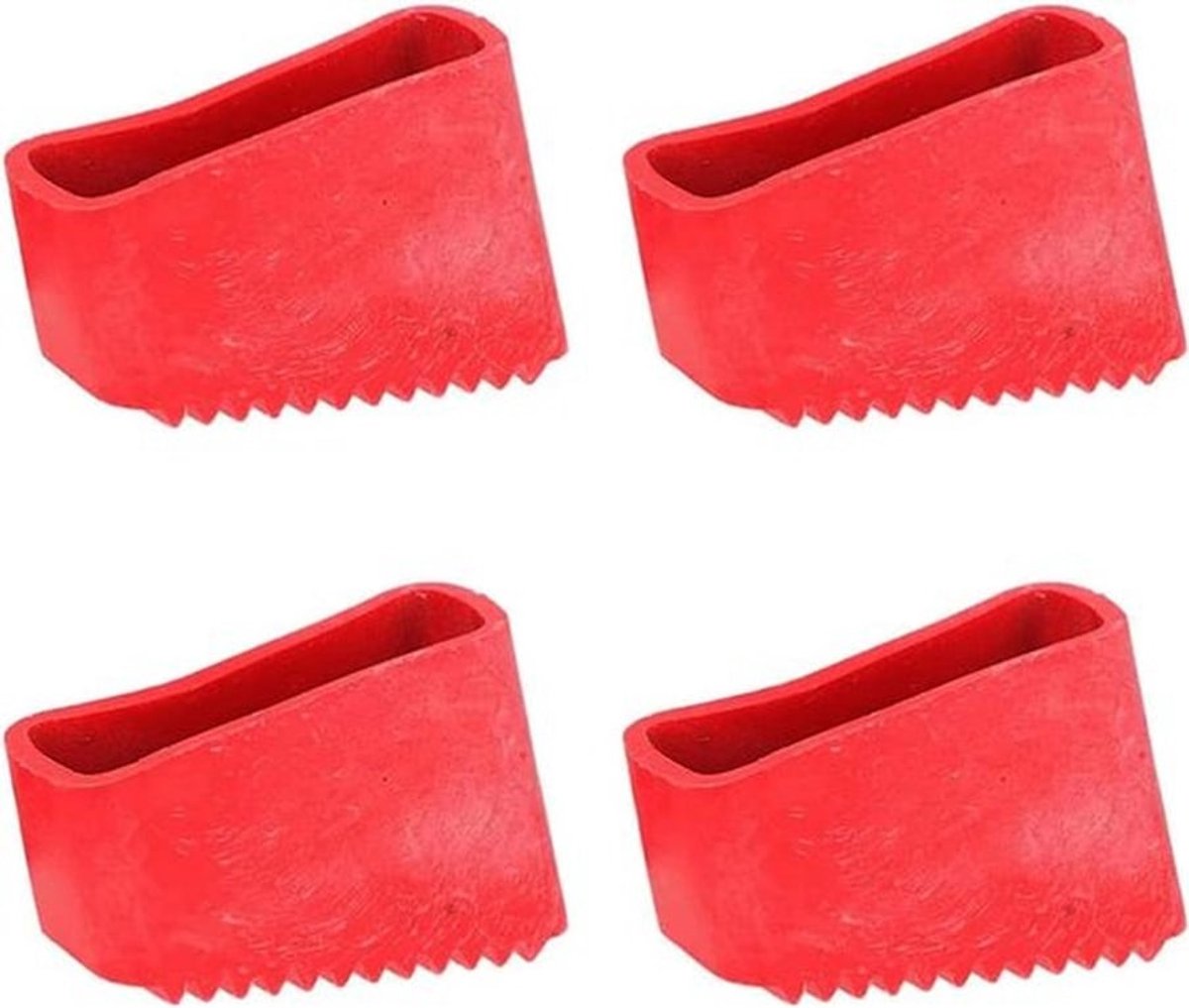 Voeten voor ladder: antislip rubberen voetjes - 4 stuks, reserveladder voor huishoudladder en vouwtrappen
