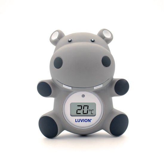 LUVION® bad/kamerthermometer Nijlpaard - Thermometer van Luvion — afbeelding 2