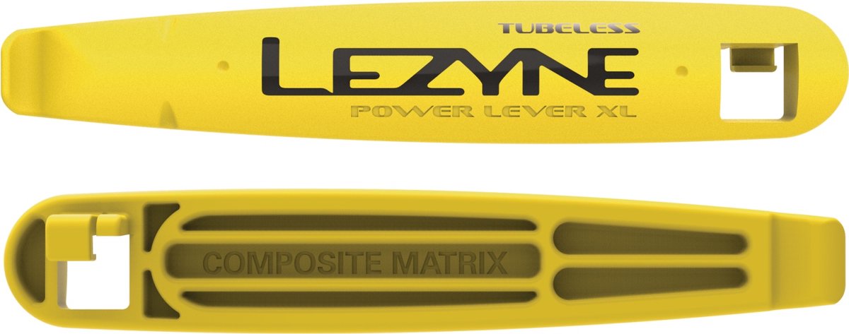 LEZYNE TUBELESS POWER XL TIRE LEVER YELLOW