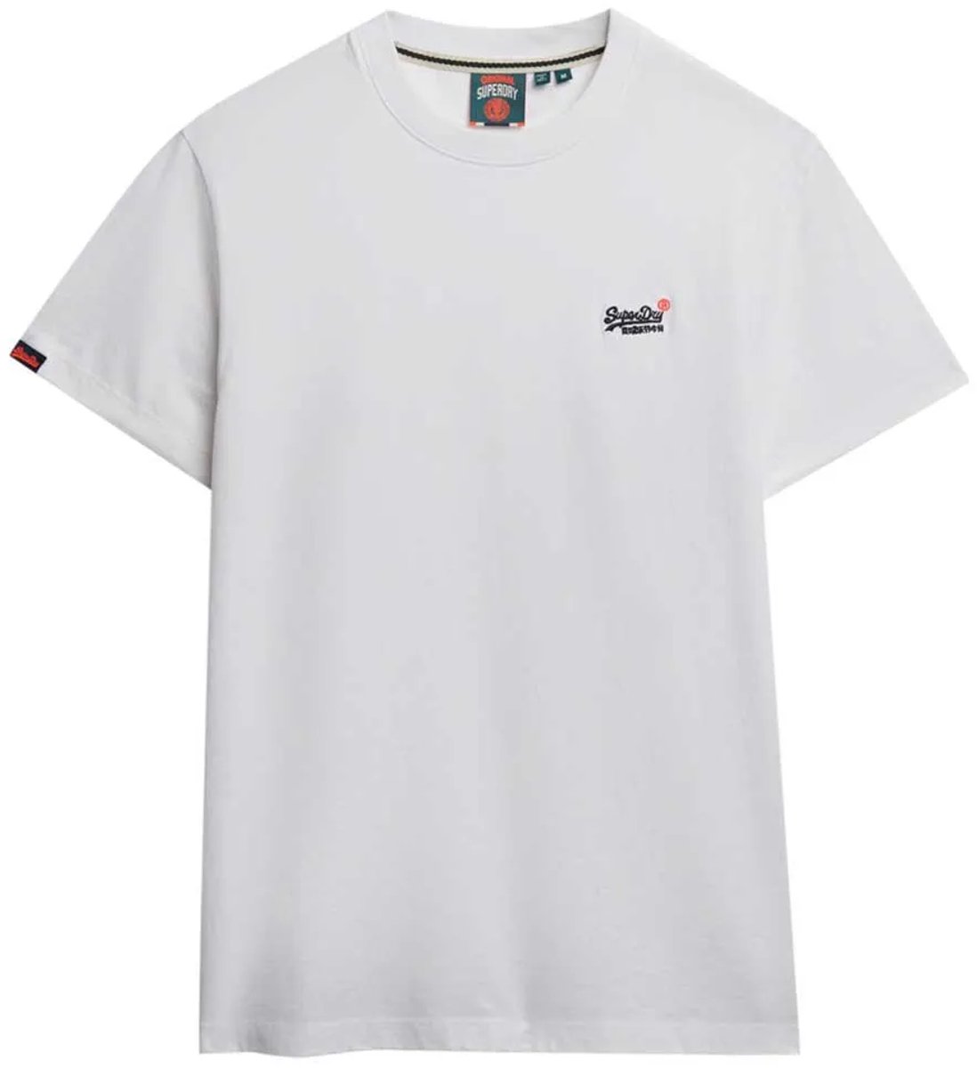 Superdry Essential Contrast Geborduurde T-shirt Heren T-shirts Optic