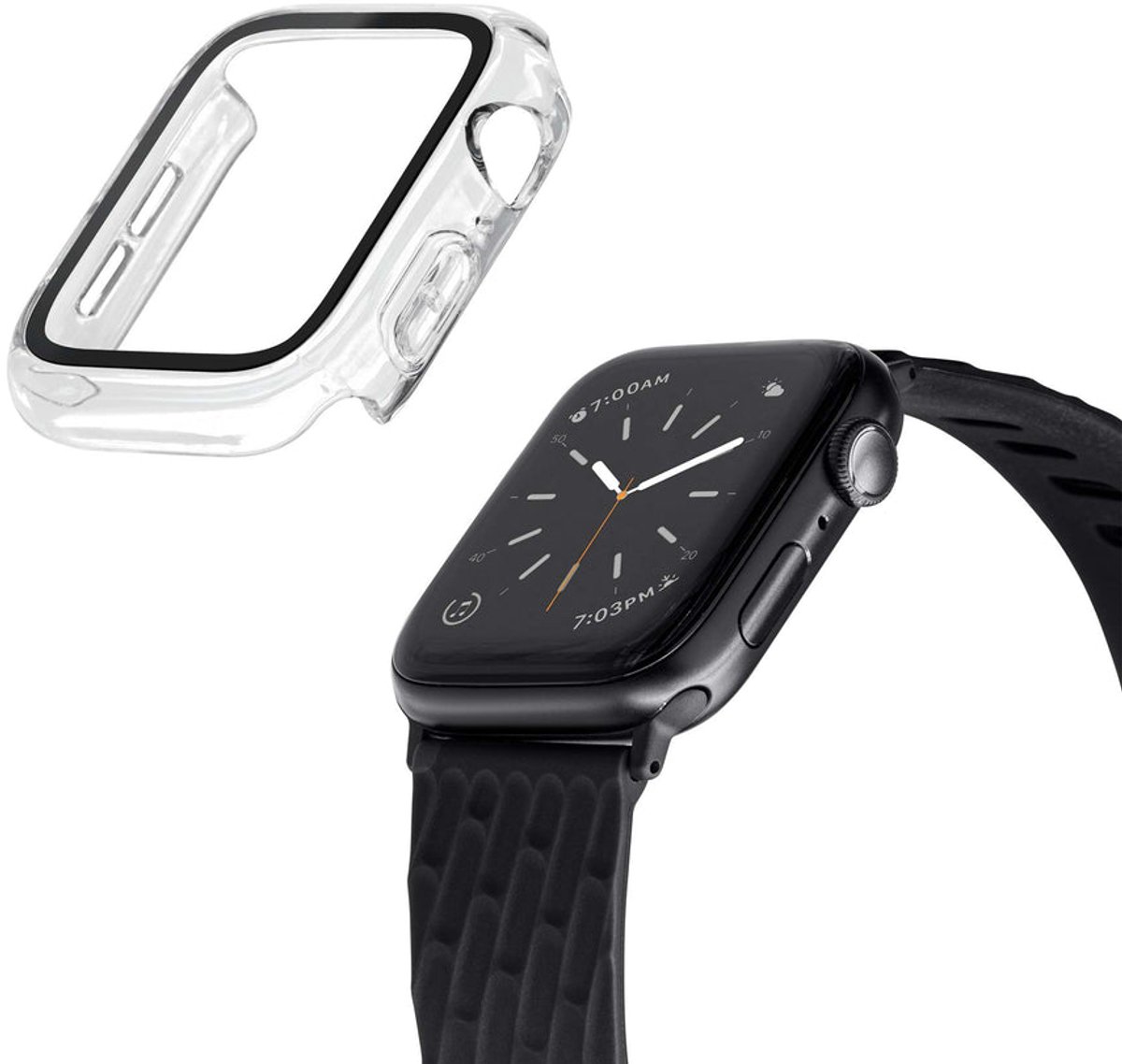 Laut Shield Apple Watch Case 41mm – Volledige Bescherming – Transparant – Krasbestendig Hoesje