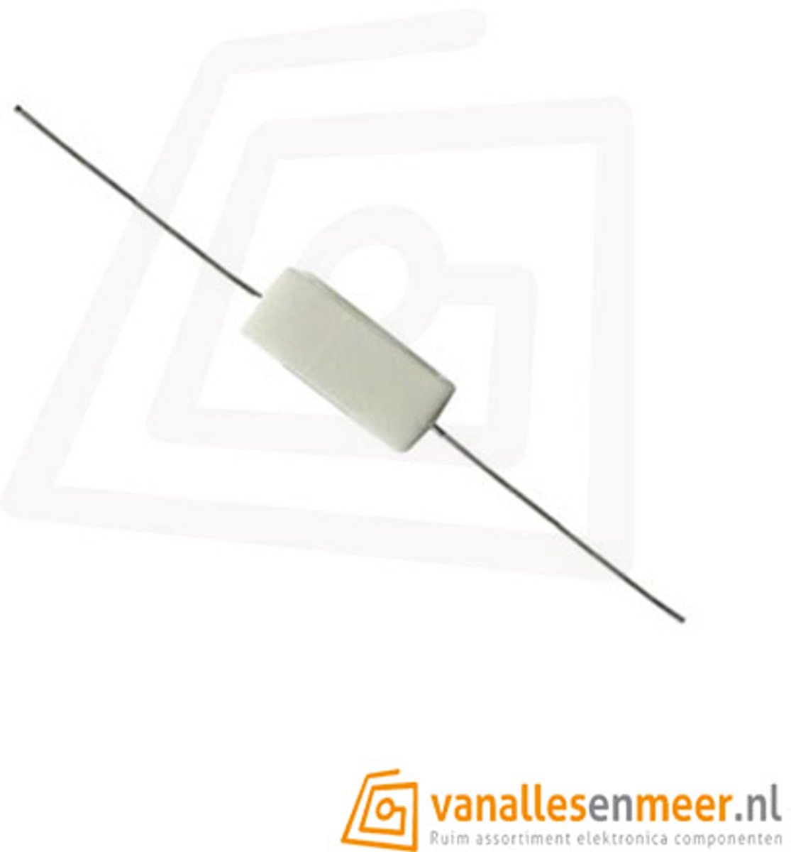 Weerstand 22K ohm 5 watt cement 5 procent vermogensweerstand