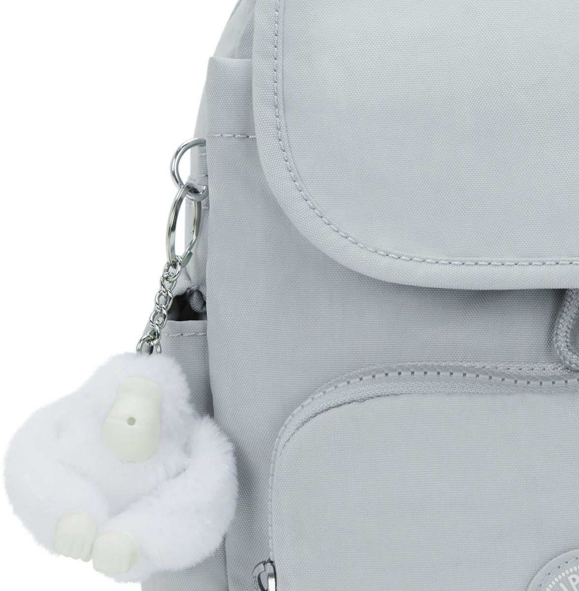 kipling vrijetijdsrugzak rugzak Basic City Pack Mini Backpack Easy Grey Lichtgrijs – foto 6