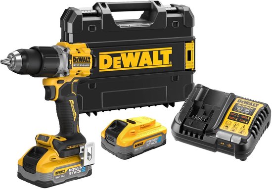 DeWALT DCD805H2T Compacte accu klop-/schroefboormachine 18V XR 5.0Ah POWERSTACK in TSTAK