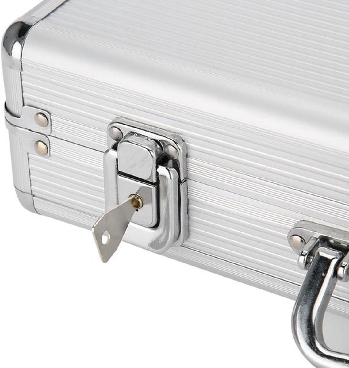 KARZO - Reis-horlogebox - Horloge-opbergdoos met 32 rasters van aluminiumlegering