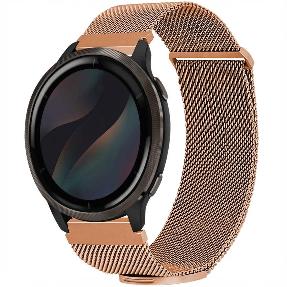 imoshion Milanees magnetisch bandje - Universeel 22 mm aansluiting - Maat M - Rosé Goud