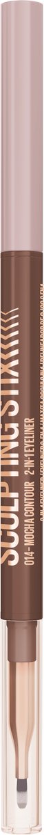 Maybelline Sculpting Stix Eyeliner – Met precisiepunt en schuine kwast – Voor een zacht gesculpte look - 0.7G