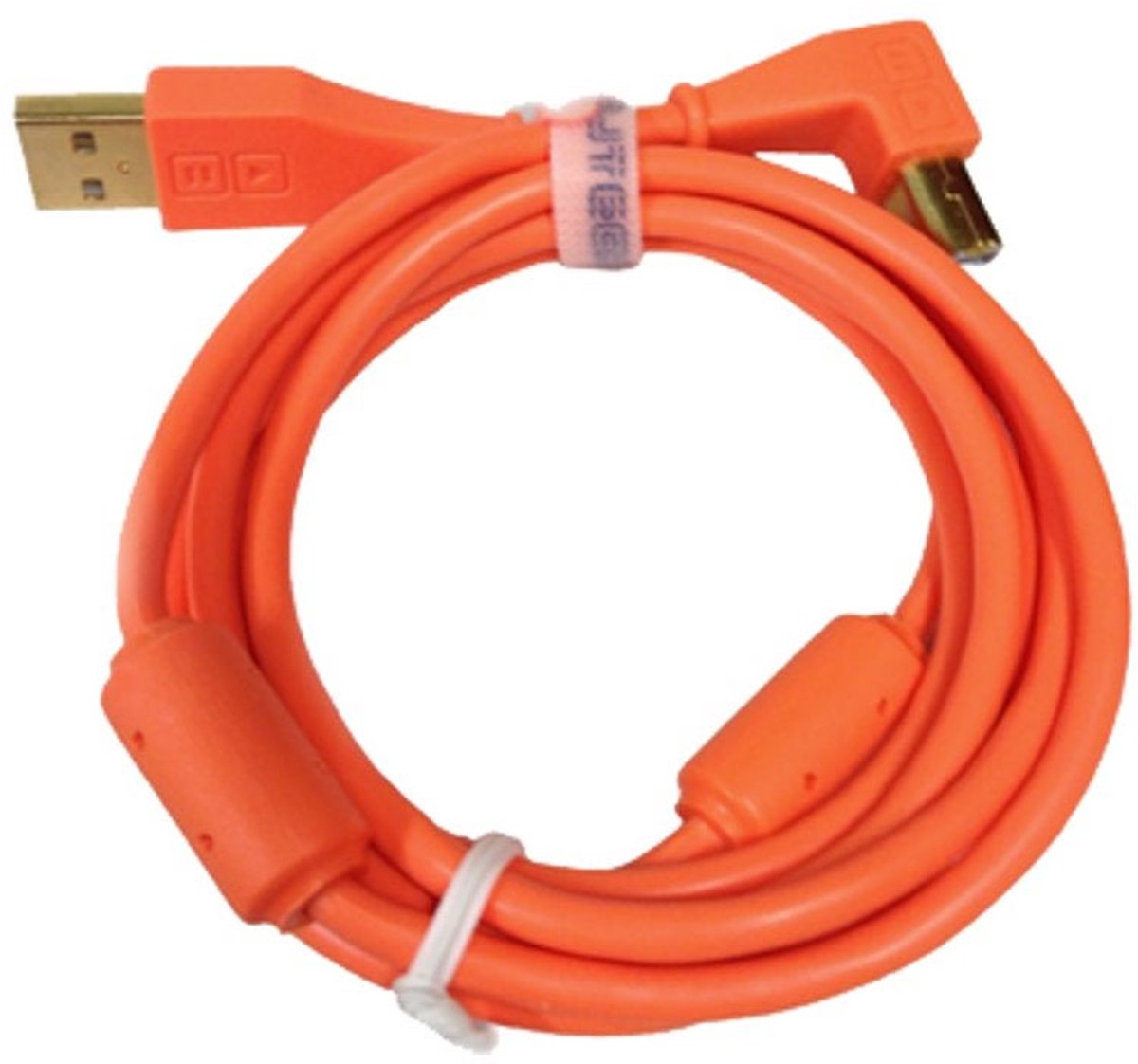 DJ TechTools Chroma Cable angled USB 1.5 m neon orange