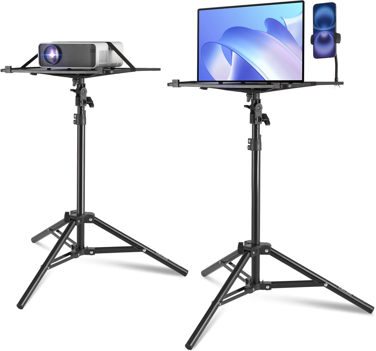 VEVOR Projectorstandaard Projectorstandaard Laptopstandaard Verstelbaar 685-1600mm
