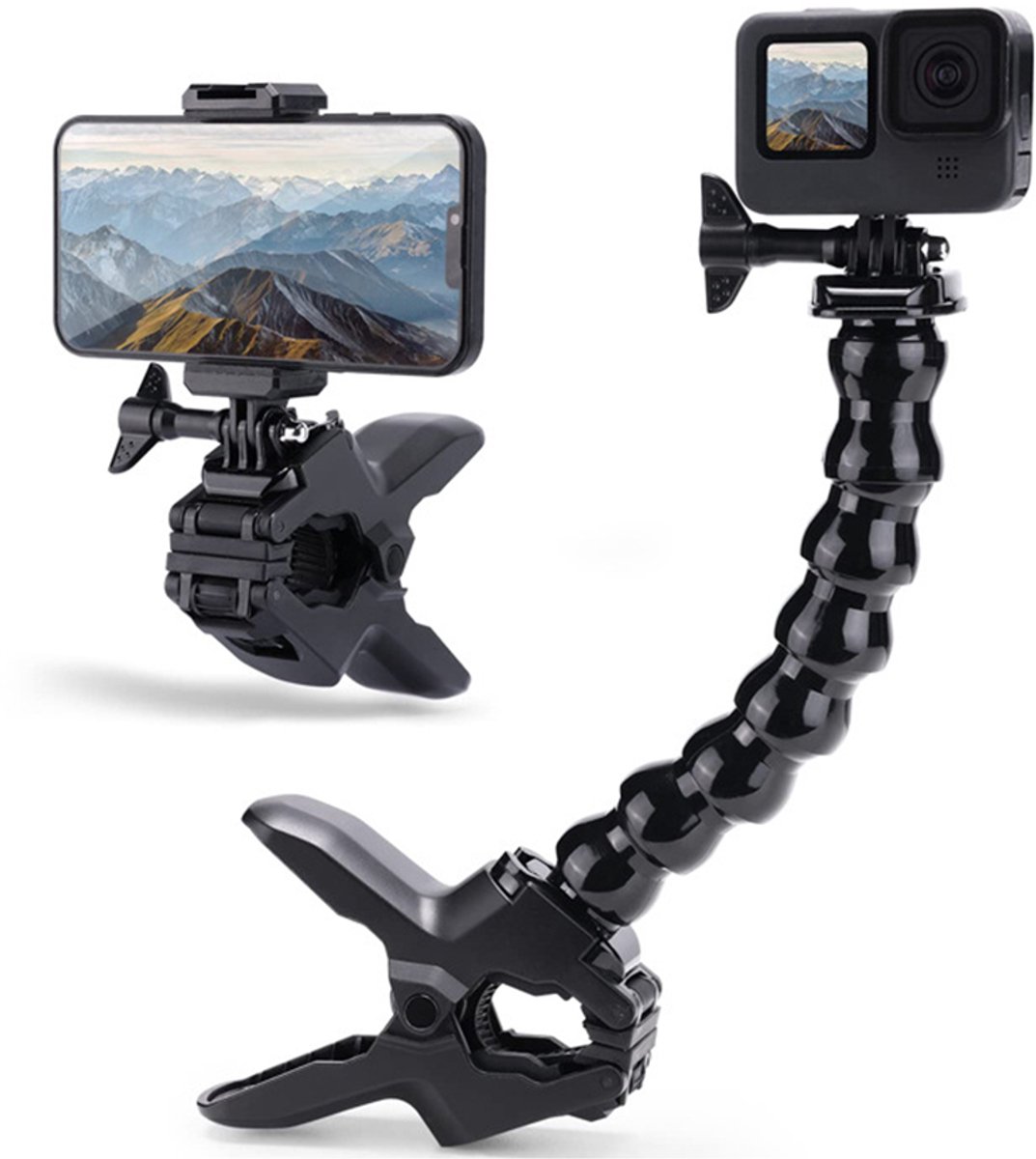 Zwanenhalsklembevestiging compatibel met GoPro