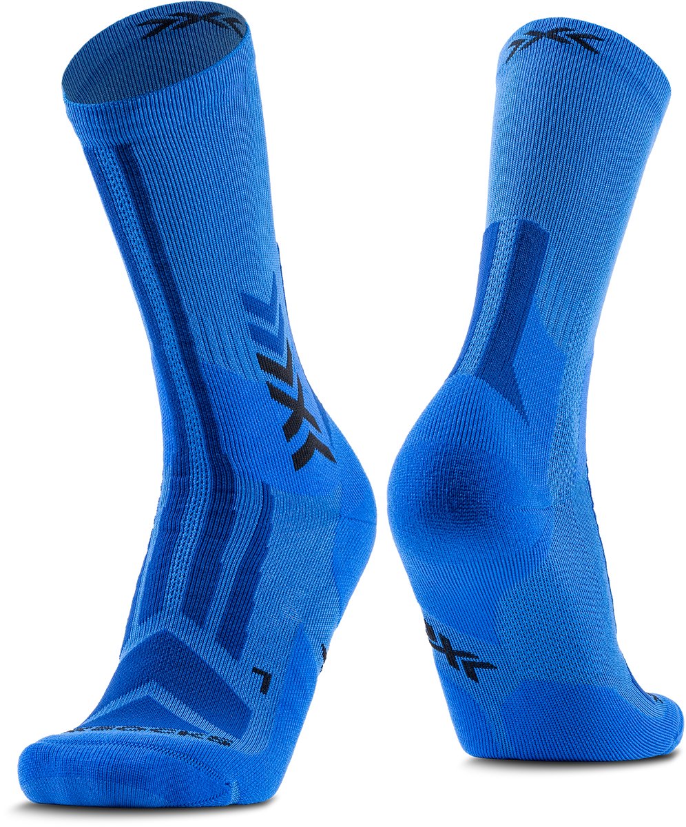 X-Socks Hike Discover Crew Wandelsokken Twyce 45-47 Blauw