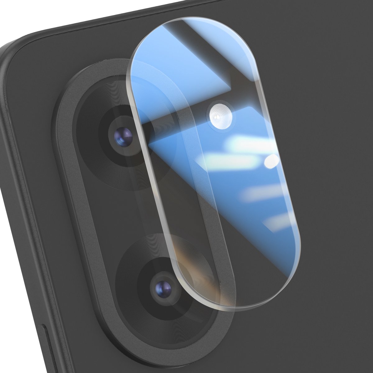 iMak, Camerabescherming voor OnePlus Nord CE5 Ultra-Resistent, Transparant