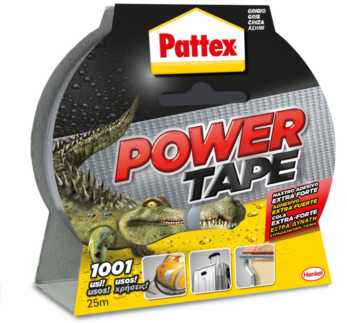Pattex Power 50 X25 M Duct Tape Grijs