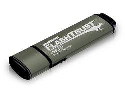 Kanguru – FlashTrust – 32 GB – Secure Firmware - USB 3.0 – USB-Stick – Fysieke Schrijfbeveilingsschakelaar – Zwart